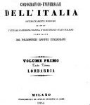 Dizionario corografico della Lombardia: compilato da parecchi dotti Italiani. Felice Griffini Civelli, 1854 - 1008 pagine